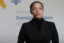 Victoria Shi, l'IA du ministère ukrainien des affaires étrangères.