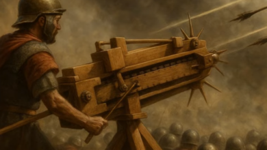 Pompéi : découverte de traces du polybolos, première arme automatique connue de l’histoire