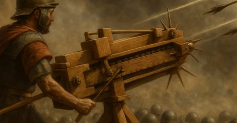 Pompéi : découverte de traces du polybolos, première arme automatique connue de l’histoire