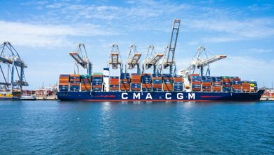 Un navire de CMA CGM