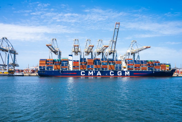 Un navire de CMA CGM